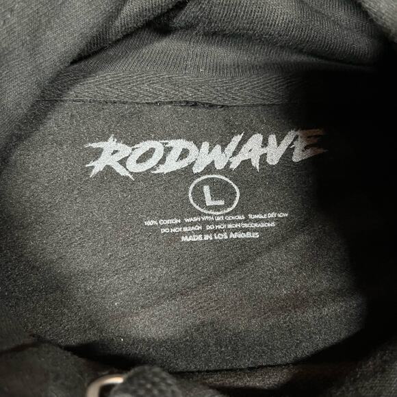 Rod Wave Soul Fly For the Fans Black pullover Hoodie Mens Sz L New - Picture 6 of 6